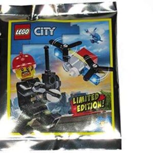 LEGO City Fireman with Drone Foil Pack Set 952002