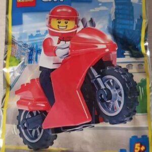 LEGO City Motorcycle with Driver Foil Pack Set 952203