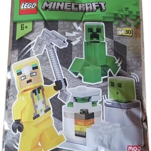 LEGO Minecraft Cave Explorer Creeper and Slime Minifigure Foil Pack Set 662302 (Bagged)