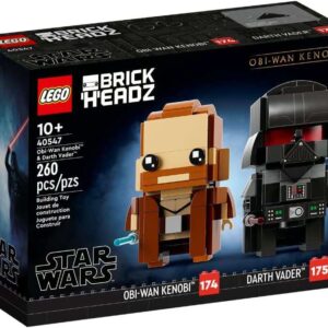 LEGO Brickheadz Star Wars Darth Vader and Obi Wan Kenobi Set 40547