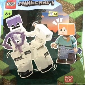 LEGO Minecraft Alex with Skeleton and Horse Foil Pack Set 662206