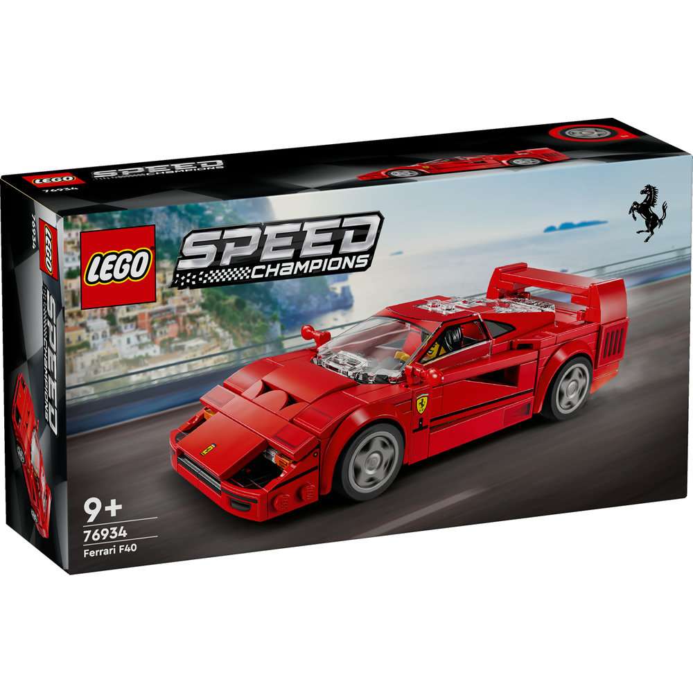 LEGO Speed Champions Ferrari F40 Supercar Vehicle Toy 76934