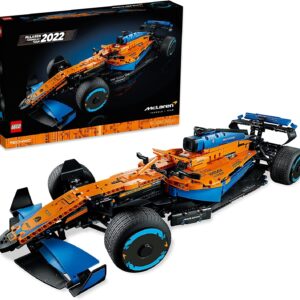 LEGO Technic McLaren Formula 1 2022 Race Car Set 42141 - Thick Blue Line Wheel Stickers