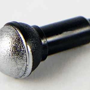LEGO Minifigure Black Utensil Microphone with Metallic Silver