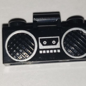 LEGO Minifigure Black Utensil Radio Boom Box