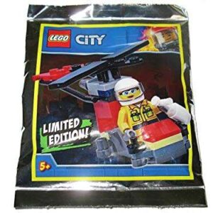 LEGO City Firefighter Woman with Helicopter Foil Pack Set 951905