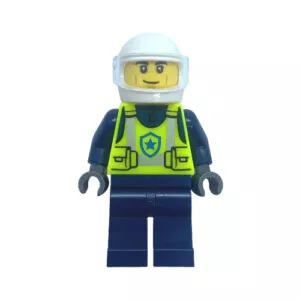 LEGO City Police Officer in Safety Vest Minifigure from 60415