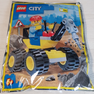 LEGO City Workman and Auger Foil Pack Set 952202