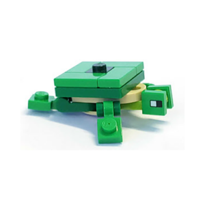LEGO Minecraft Animal Adult Turtle Brick-built Minifigure from 21152