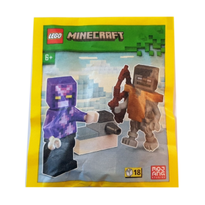 LEGO Minecraft Stray Crystal Knight and Shooter Minifigure Foil Paper Bag Set 662401