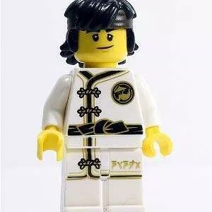 LEGO Ninjago Cole - White Wu-Cru Training Gi Minifigure (Bagged)
