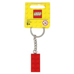 LEGO red (size 2x4) brick keyring / keychain - 850154