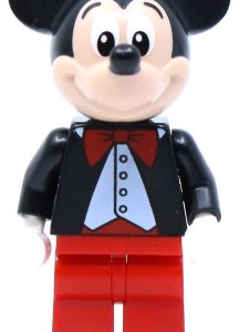 LEGO Disney Mickey Mouse Tuxedo Minifigure from 40478