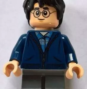 LEGO Harry Potter Dark Blue Zip Up Minifigure from 75950