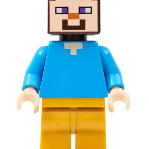 LEGO Minecraft Steve With Gold Legs Minifigure from 21162