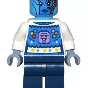 LEGO Marvel Guardians of the Galaxy Holiday Sweater Nebula Minifigure from 76231
