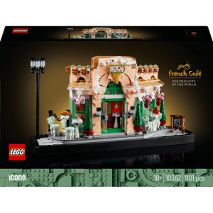 LEGO Icons French Café Paris Bookshelf Decor 10362