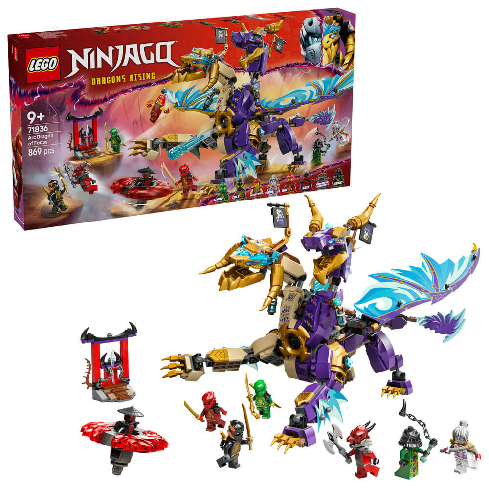 LEGO NINJAGO Arc Dragon of Focus Ninja Toy Set 71836