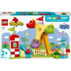 LEGO DUPLO Peppa Pig Funfair Pretend-Play Amusement Park Toddler Toy 10453
