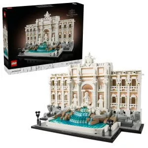 LEGO Architecture Trevi Fountain Model, Italian Landmark Rome Memorabilia 21062