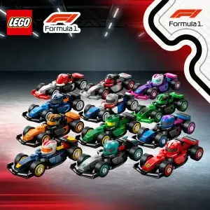 LEGO F1 Collectible Race Cars Collection of 12 Different Cars 71049 – Without Boxes