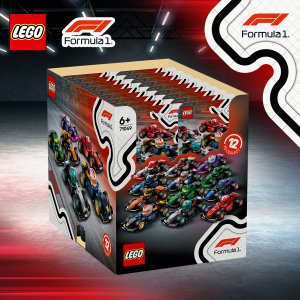 LEGO F1 Collectible Race Cars Retail Box of 36x Minifigure Blind Boxes 71049